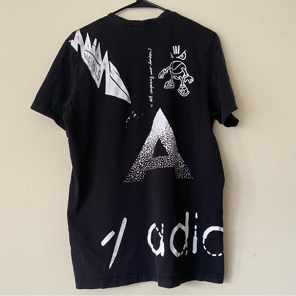 Adidas Men's Originals Off Placement Sketchbook Graphic Tee - Picture 4 of 11